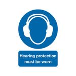 Signslab A4 Hear Prot M/B/Worn Pvc