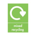 A5 Sign Mixed Recycling Pack Of 5