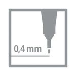 Stabilo Point 88 Flnr Pen Black Pk10