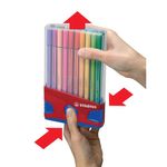 Stabilo Pen 68 Felt Tip Pen Ast Pk20