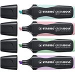 Stabilo Green Boss Hler Ast Pstl Pk4