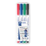 Staedtler Lumo 351 Drywipe Ast Pk4