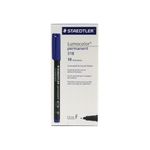 Lumocolor Pen Permanent Fn Blu Pk10
