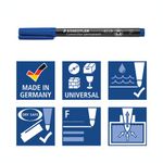 Staedtler Lumocolr Ohp Pens Blu Pk10