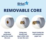 Sirius 2Ply Cntrfd Roll 150M Blu Pk6