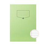 Silvine Rec Ex Book 64P A4 Grn Pk10