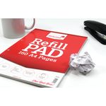 Silvine Hb Punched Refill Pad A4 Pk6