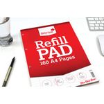 Silvine Hb Punched Refill Pad A4 Pk6