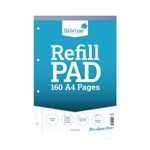 Silvine Narrow Rld Refill Pad A4 Pk6