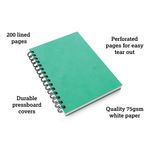 Silvine Luxpad Wire Notebook A5 Pk6
