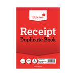 Silvine Dup Receipt Book 230 Pk12