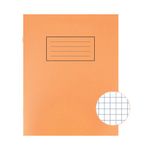 Silvine 9X7 Ex Books 5Mm Sq Org Pk10