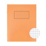 Silvine 9X7 Ex Books 5Mm Sq Org Pk10