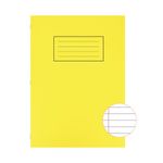 Silvine Lined Ex Book Yellow Pk10