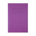 Silvine Exercise Book A4 Purple Pk25
