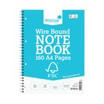 Silvine Everyday A4 Wbnd Notebk Pk5