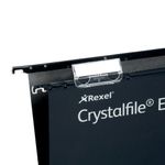 Rexel Crystalfile Susn File Blk Pk25