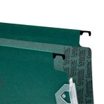 Rexel Crystalfile Lat File Grn Pk25