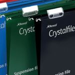 Rexel Crystalfile Susn File Grn Pk25