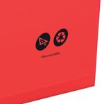 Rexel Crystalfile Susn File Red Pk25