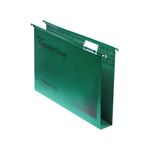 Rexel Crystalfile Lat File Grn Pk25