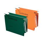 Rexel Crystalfile Lat File Grn Pk50