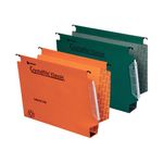 Rexel Crystalfile Lat File Grn Pk25