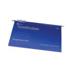 Rexel Crystalfile Susnfile Blue Pk50