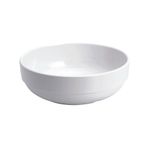 Glazed Bowl 7.5 In 19Cm Mel Wht Pk6