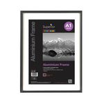 Seco Brushed Alum Frame 11Mm A4 Blk