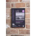 Seco Brushed Alum Frame 11Mm A4 Blk