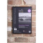 Seco Brushed Alum Frame 11Mm A3 Blk