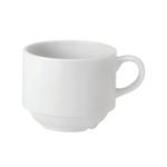 Pure White Stacking Cup 7Oz Pk6