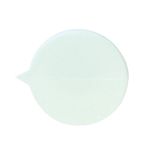 Gosecure Plain Round Seals Wht Pk500