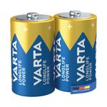 Varta Longlife Power D Battery Pk2