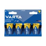 Varta Longlife Power D Battery Pk4