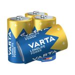 Varta Longlife Power D Battery Pk4