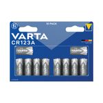 Varta Cr123A Lithium Bat Cylind Pk10