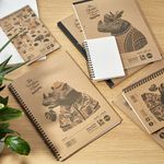 Rhino Recy Wbnd Notebook 160P A4 Pk5