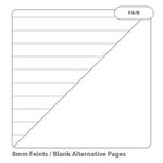 Rhino A4 Ex Book Plain/8Mm Red Pk50