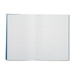 Rhino A4 Ex Book 10Mm Sq L/Blue Pk50