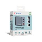 Verbatim Gan 65W 3 Port Charger