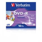 Verbatim Dvd+R Ijet Pntl 4.7Gb Pk10