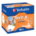 Verbatim Dvd-R Jwl Cs Print Pk10
