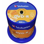 Verbatim Dvd-R 16X 100Pk