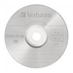 Verbatim Dvd+R 8X Dbl Lyr Slvr Pk10