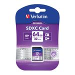 Verbatim 64Gb Sdxc Memory Card 44024
