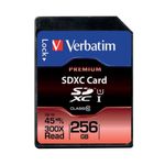 Verbatim Premium 256Gb Sdxc Mem Card