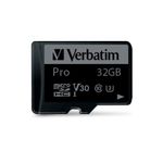 Verbatim Pro Microsdhc 32Gb Mem Card