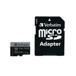 Verbatim Pro U3 Micro Sd Card 256Gb